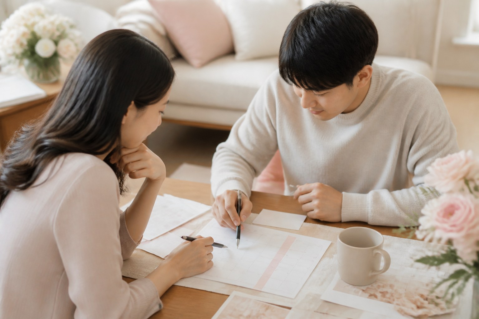 결혼 준비의 첫 단추, 두 사람이 함께 만드는 일정표 참고 이미지 2